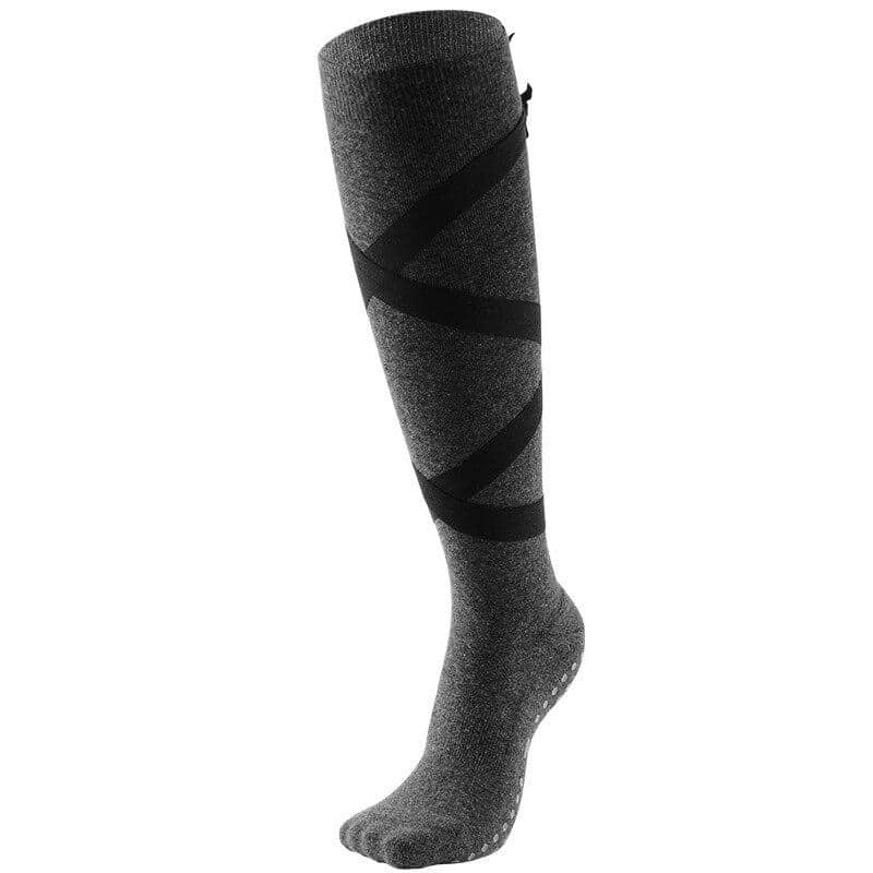 1 Pair Breathable Anti-Skid Wear Resistant High Knee Long Stockings Yoga  Socks