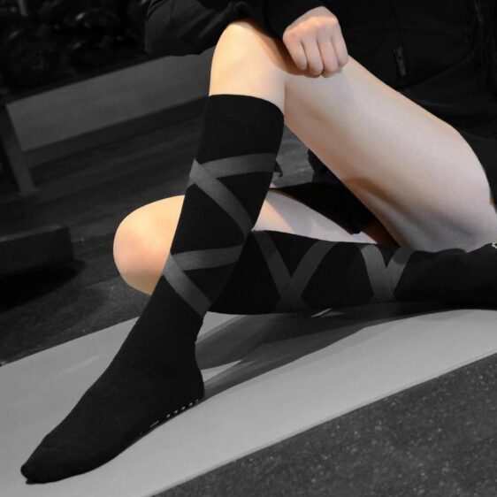 1 Pair Breathable Anti-Skid Wear Resistant High Knee Long Stockings Yoga Socks - Yoga Socks - Chakra Galaxy
