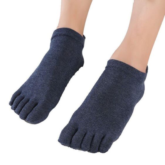 1 Pair Cotton Non-Slip Anti-skid Silicone Grips Pilates Yoga Socks - Yoga Socks - Chakra Galaxy