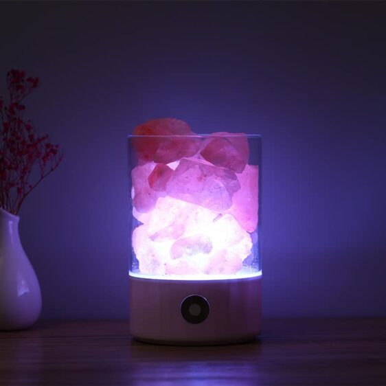 USB Plug Crystal Light Himalayan Salt LED Lamp