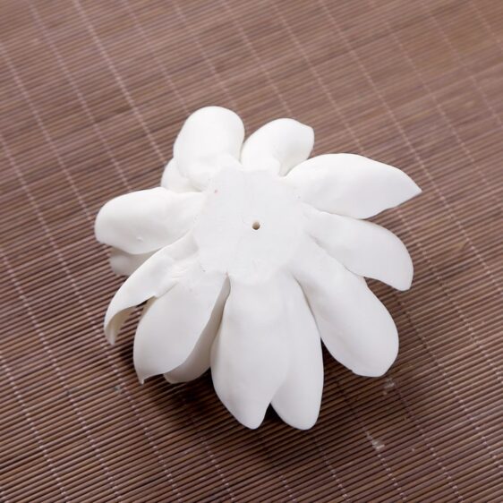 Porcelain White Lotus Incense Burner Holder