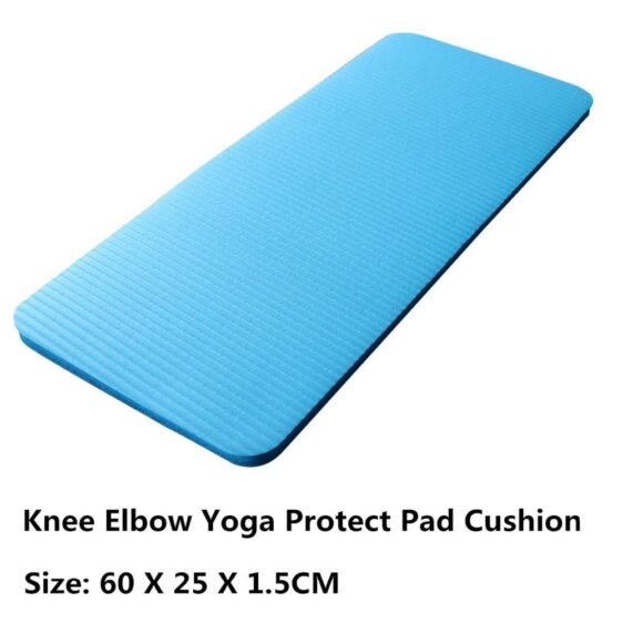 15MM Dense Turquoise Blue Yoga Pad for Knee & Elbow Protection EVA - Yoga Mats - Chakra Galaxy
