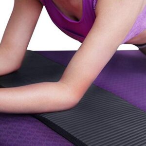 15MM Thick Charcoal Black Yoga Pad for Knee & Elbow Protection EVA - Yoga Mats - Chakra Galaxy