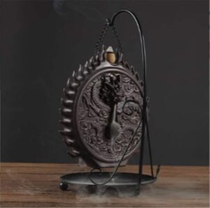 Ceramic Dragon Wall Incense Holder Burner