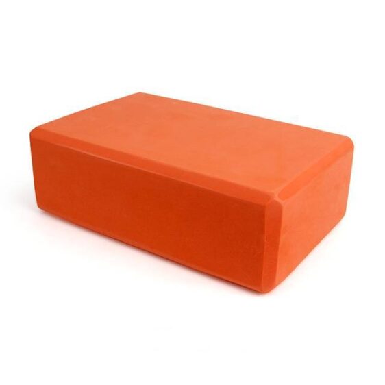 1pc Tangerine Orange Soft Yoga Workout Brick for Restorative Yoga EVA - Yoga Props - Chakra Galaxy