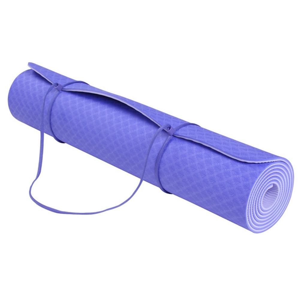 2 Pieces Adjustable Non-Slip Yoga Mat Strap Lightweight Binding Rope