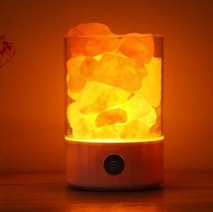 USB Plug Crystal Light Himalayan Salt LED Lamp