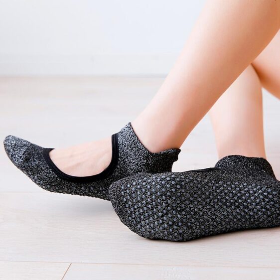 3 Pairs Breathable Heel Protector Anti-Slid Pilates Yoga Socks - Yoga Socks - Chakra Galaxy