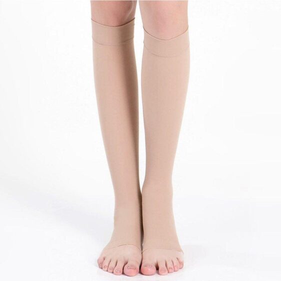 3 Pairs Breathable Open Toe Compression Knee High yoga Socks - Yoga Socks - Chakra Galaxy