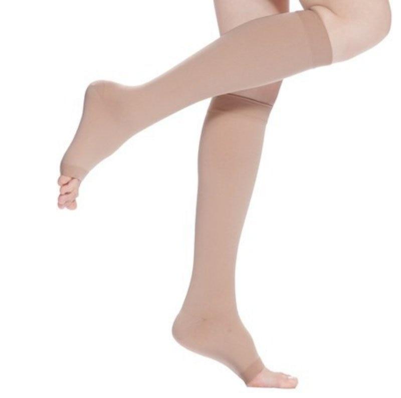 3 Pairs Breathable Open Toe Compression Knee High yoga Socks