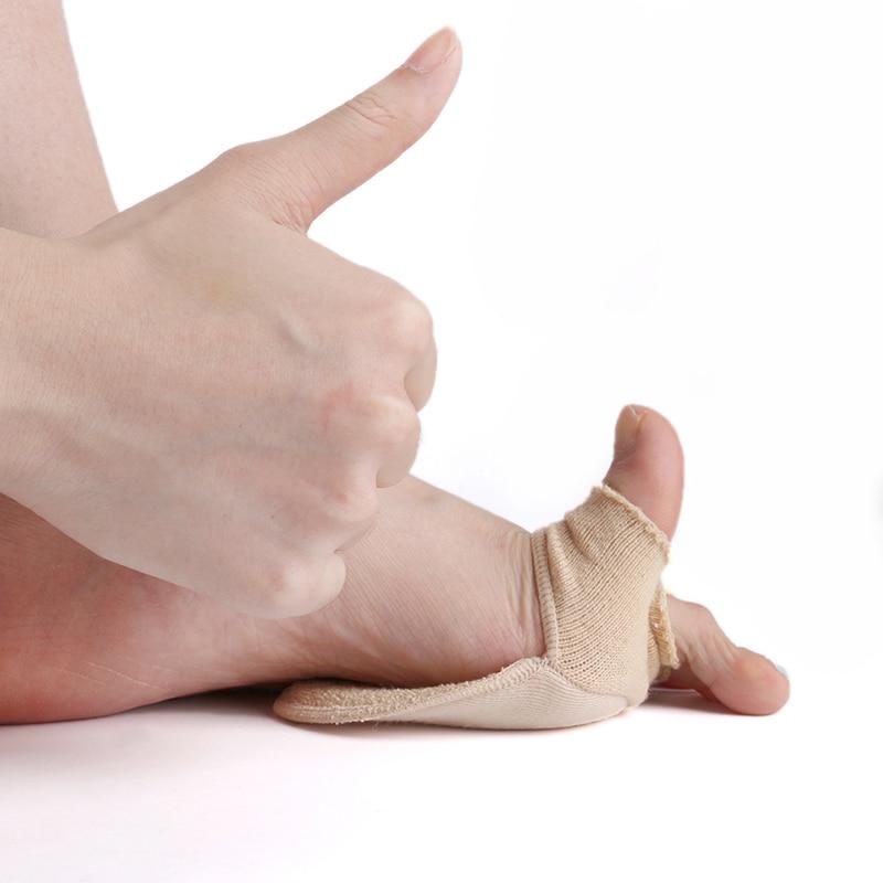 1 Pair Low Cut Non-Skid Grip Toeless With Silk Ribbon Design Yoga Socks