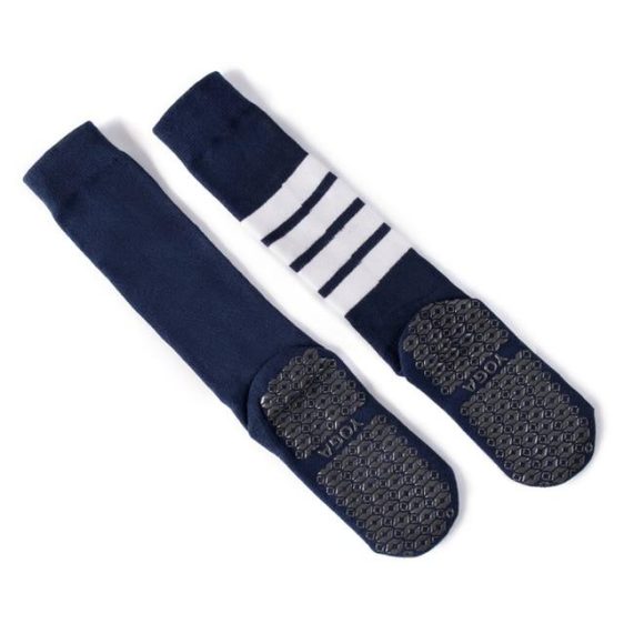 3 Pairs Stripe Design Breathable Closed High Knee Long Stockings Yoga Socks - Yoga Socks - Chakra Galaxy