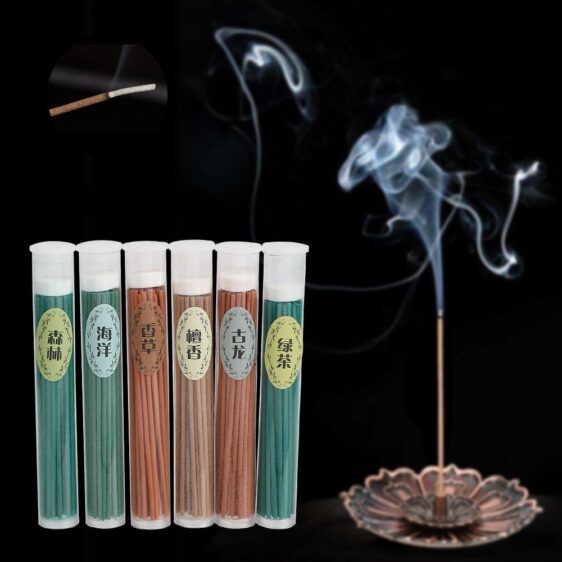 50pcs Natural Sandalwood Incense Burner Sticks for Aromatherapy - Incense & Incense Burners - Chakra Galaxy