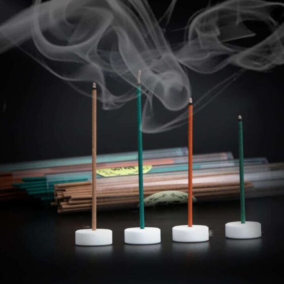 50pcs Natural Sandalwood Incense Burner Sticks for Aromatherapy - Incense & Incense Burners - Chakra Galaxy