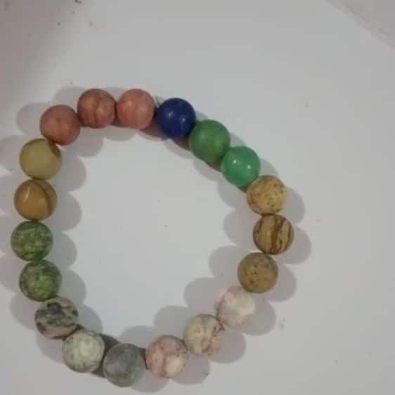 Universe Celestial Planets Natural Stone Chakra Beads Yoga Bracelet