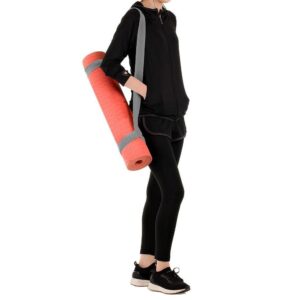 Adjustable Comfy Cotton Grey Yoga Mat Strap Shoulder Carrier - Yoga Mat Straps - Chakra Galaxy