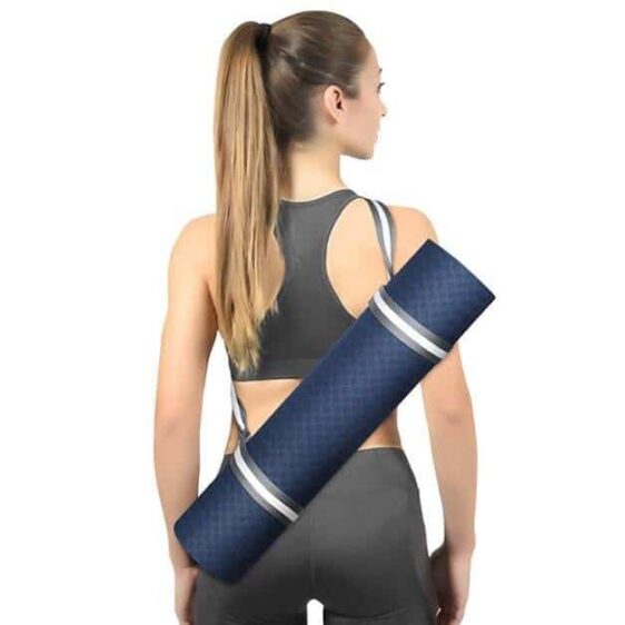 Adjustable Gray Elastic Yoga Mat Strap Stretch Band For Yoga - Yoga Mat Straps - Chakra Galaxy