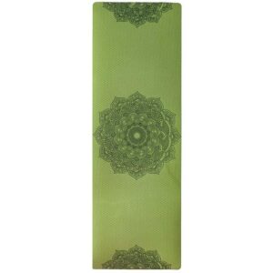 Apple Green Classy Mandala Yoga Mat for Hot Yoga Exercises TPE - Yoga Mats - Chakra Galaxy