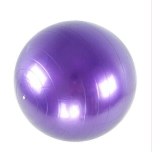 Astonishing Amethyst Violet Yoga Ergonomic Ball for Balance Improvement - Yoga Props - Chakra Galaxy