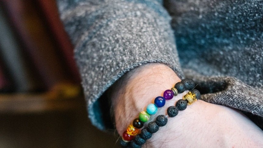 Attain Absolute Abundance with 5 Authentic Manifestation Bracelets for Men - Chakra Galaxy
