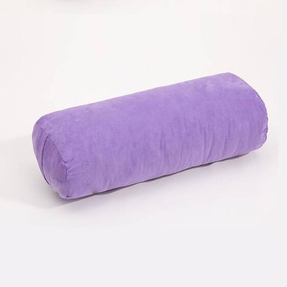 Auxiliary Cylindrical Purple Cushion Pillow Washable Yoga Bolster - Yoga Bolster - Chakra Galaxy
