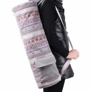Bohemian Boho Style Sports Fitness Canvas Yoga Mat Shoulder Bag - Yoga Mat Bags - Chakra Galaxy