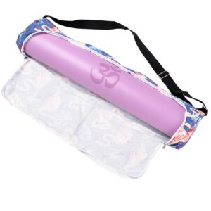 Bohemian Style Printed Canvas Yoga Mat Shoulder Bag Carrier - Yoga Mat Bags - Chakra Galaxy