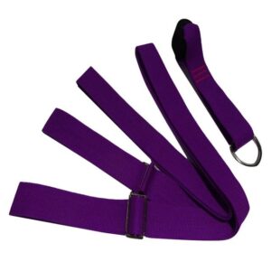 Boysenberry Purple Yoga Nylon Strap for Stretch Deepening - Yoga Props - Chakra Galaxy