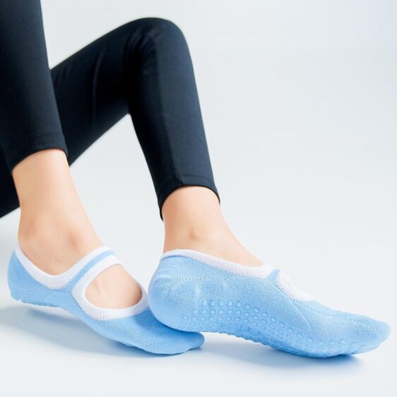 Breathable Big Size Women Silicone Non-Slip Yoga Pilates Socks - Yoga Socks - Chakra Galaxy