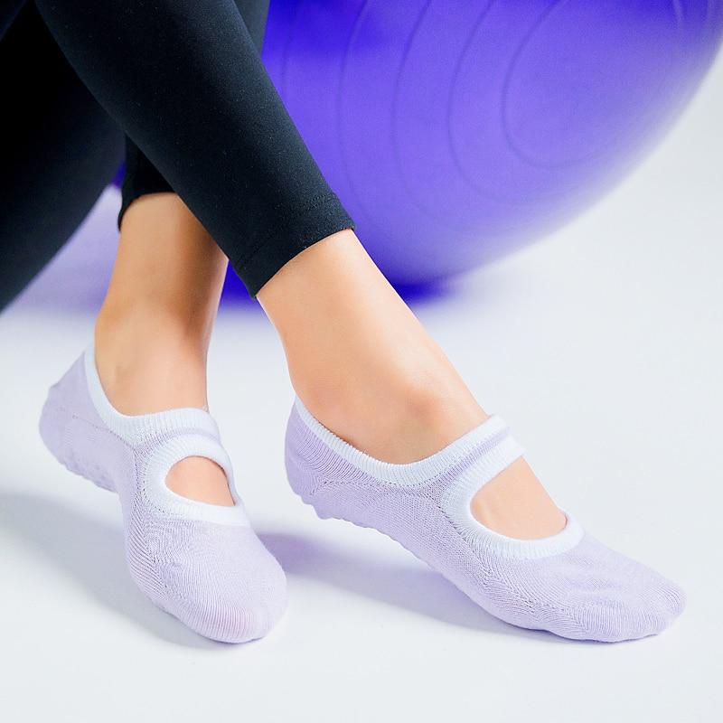 3 Pairs Breathable Big Size Women Silicone Non-Slip Yoga Pilates Socks