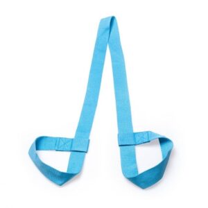 Bright Blue Multifunctional Adjustable Yoga Mat Strap Stretch Band - Yoga Mat Straps - Chakra Galaxy