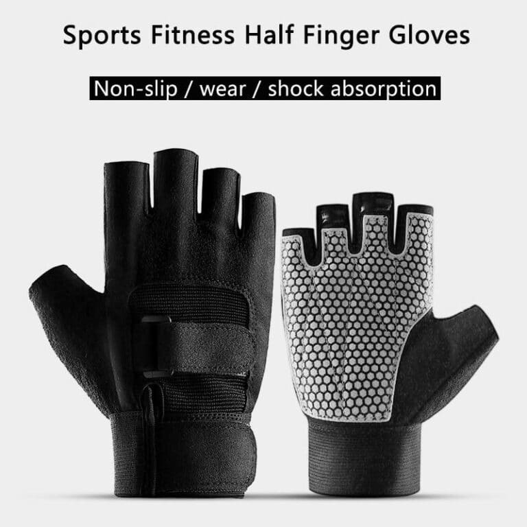 Elegant Raven Black Best Padded Yoga Gloves for Wrist Support