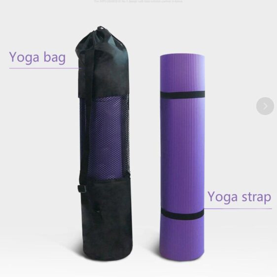 Enlarged Imperial Purple Fitness Mat for Pair Yoga Exercises NBR - Yoga Mats - Chakra Galaxy
