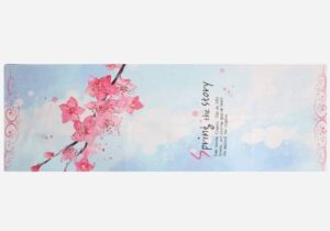Famous Traditional Cherry Blossom Printed Yoga Mat Suede Towel - Yoga Mats - Chakra Galaxy