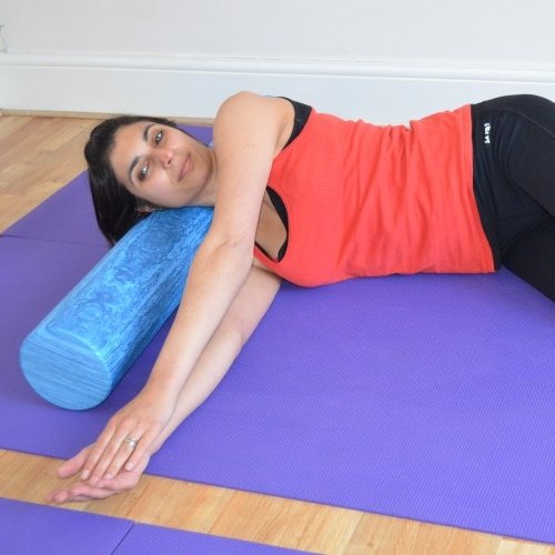 Fascinating Ocean Blue Pilates Yoga Workout Foam Roller EVA - Yoga Props - Chakra Galaxy