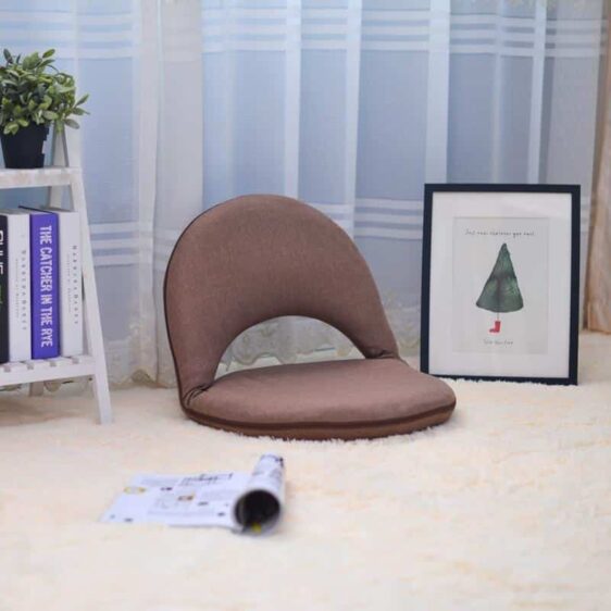 Foldable Fabric Padded Meditation Chair with Adjustable Backrest - Meditation Seats & Cushions - Chakra Galaxy