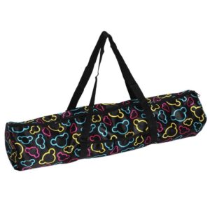 Full-Zip Colorful Mouse Character Print Nylon Yoga Mat Bag - Yoga Mat Bags - Chakra Galaxy
