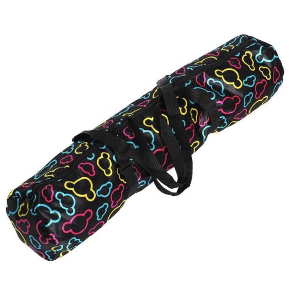 Full-Zip Colorful Mouse Character Print Nylon Yoga Mat Bag - Yoga Mat Bags - Chakra Galaxy
