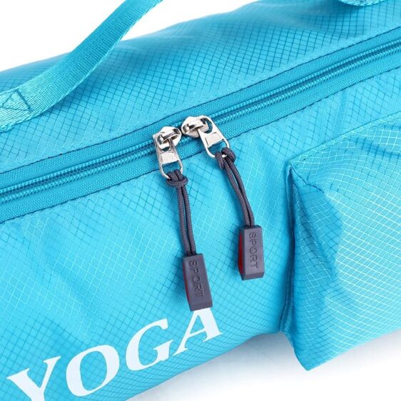 Full Zipper Waterproof Large Capacity Blue Yoga Mat Shoulder Bag - Yoga Mat Bags - Chakra Galaxy