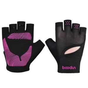 Futuristic Magenta Pink Yoga Workout Gloves for Ashtanga Yoga - Yoga Gloves - Chakra Galaxy
