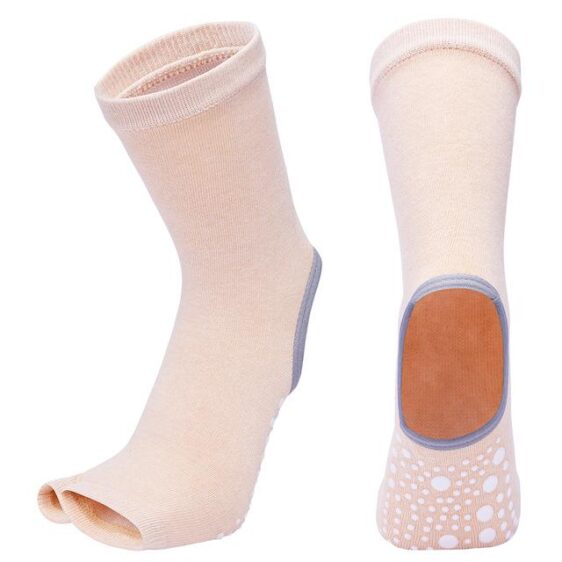 Half Toe Open Heel Ventilation Anti-slip Quick-Dry Yoga Socks - Yoga Socks - Chakra Galaxy