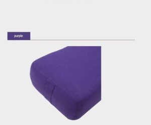 High-Density Plum Purple Yoga Bolster Pillow for Restorative Yoga - Yoga Props - Chakra Galaxy