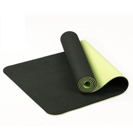 Hot Jet Black Non-Slip Travel Yoga Mat for Pilates exercise TPE - Yoga Mats - Chakra Galaxy