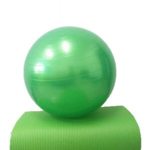 Incredible Emerald Green Yoga Ergonomic Ball for Core Strengthening - Yoga Props - Chakra Galaxy