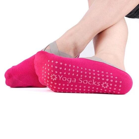 Low Cut Anti-Skid Grips Sticky Bottom Quick-Dry Cotton Yoga Socks - Yoga Socks - Chakra Galaxy