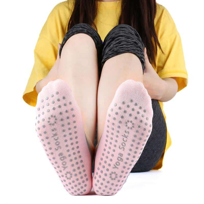 3 Pairs Low Cut Anti-Skid Grips Sticky Bottom Quick-Dry Cotton