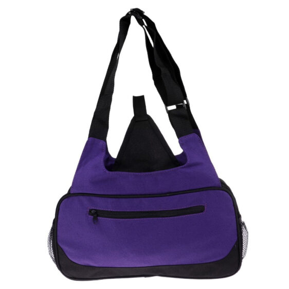 Multi-role Deep Purple Pilates Yoga Mat Carrying Shoulder Bag - Yoga Mat Bags - Chakra Galaxy