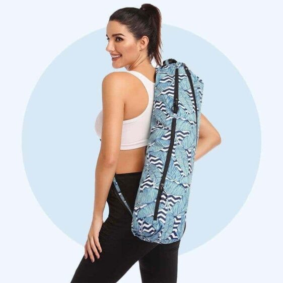 Multifunctional Nature Pattern Printed Yoga Mat Pilates Unisex Carrier Bag - Yoga Mat Bags - Chakra Galaxy
