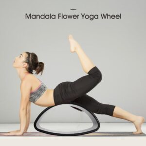 Natural Cork TPE Chakra Mandala Body Yoga Half Wheel Prop - Yoga Wheels - Chakra Galaxy