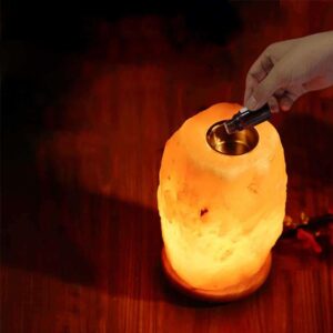 Natural Crystal Himalayan Pink Salt Lamp Natural Aroma Oil Diffuser - - Chakra Galaxy